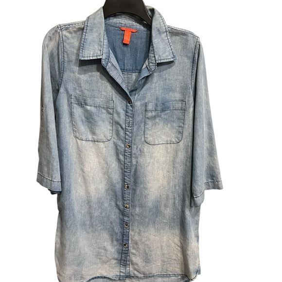 Chelsea & Violet Blue Denim Top - Picture 5 of 8